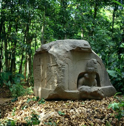 Altar 5, Pre-Classic Period by Olmec